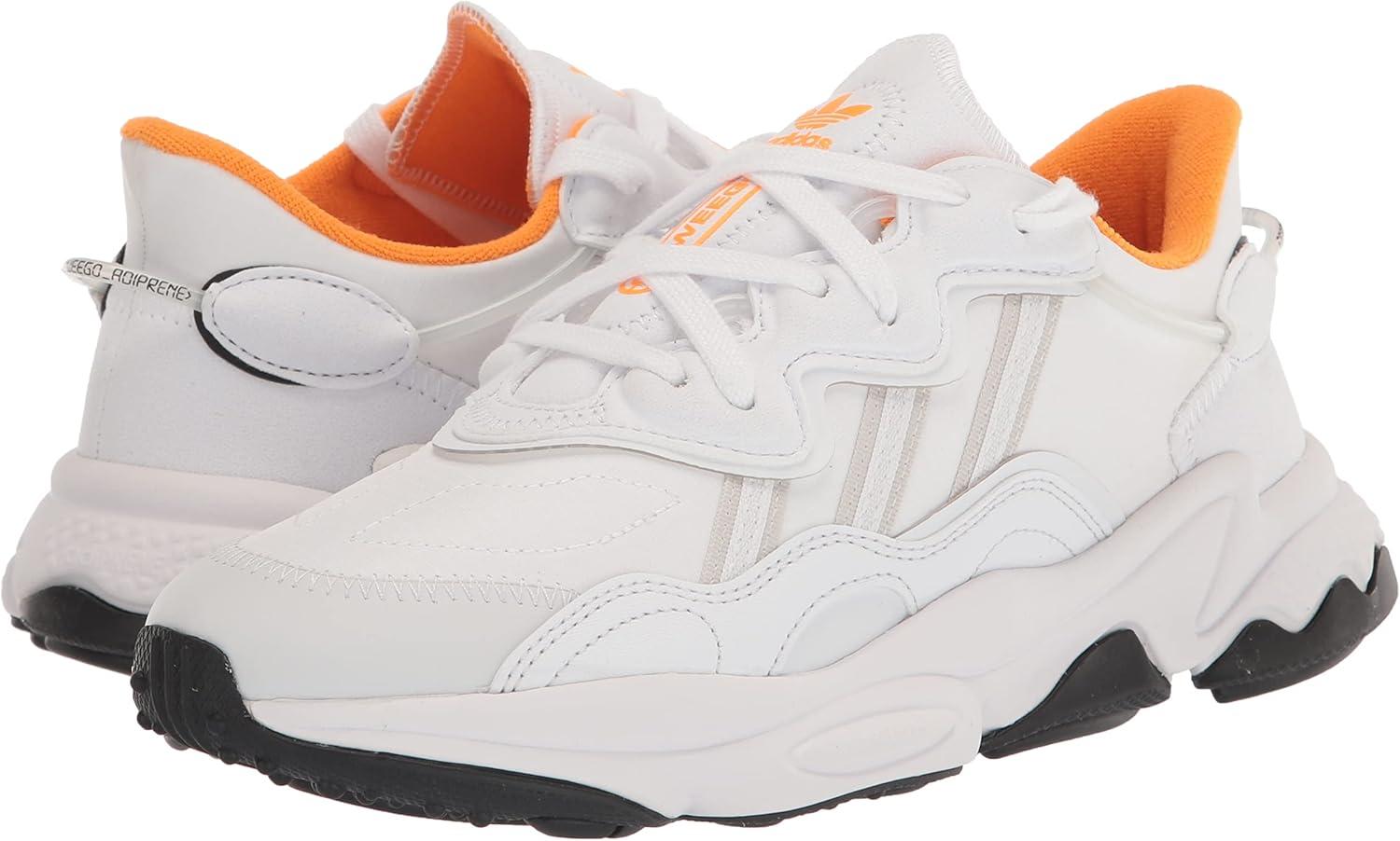 imageadidas Originals Mens Ozweego SneakerWhiteGrey OneOrange Rush