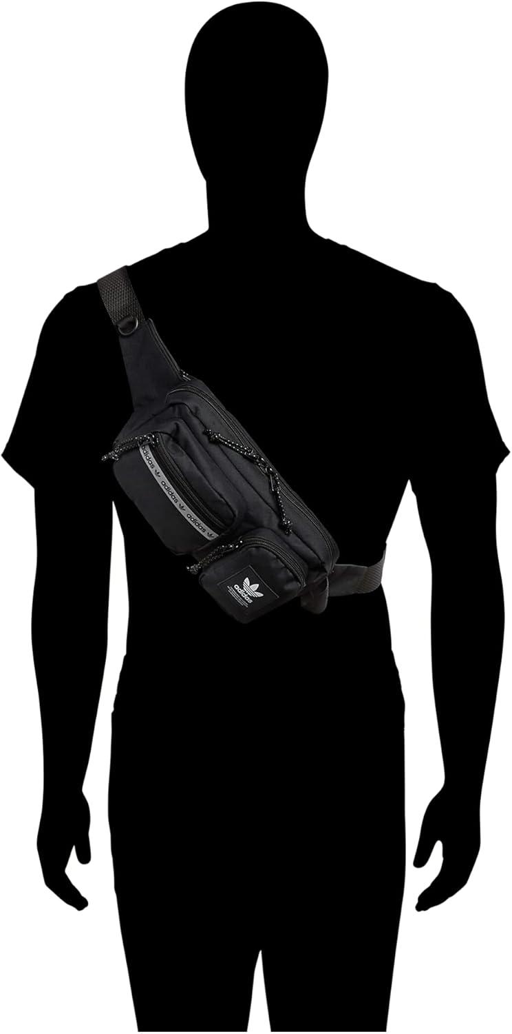 imageadidas Originals Originals Rectangle Crossbody BagBlackWhite