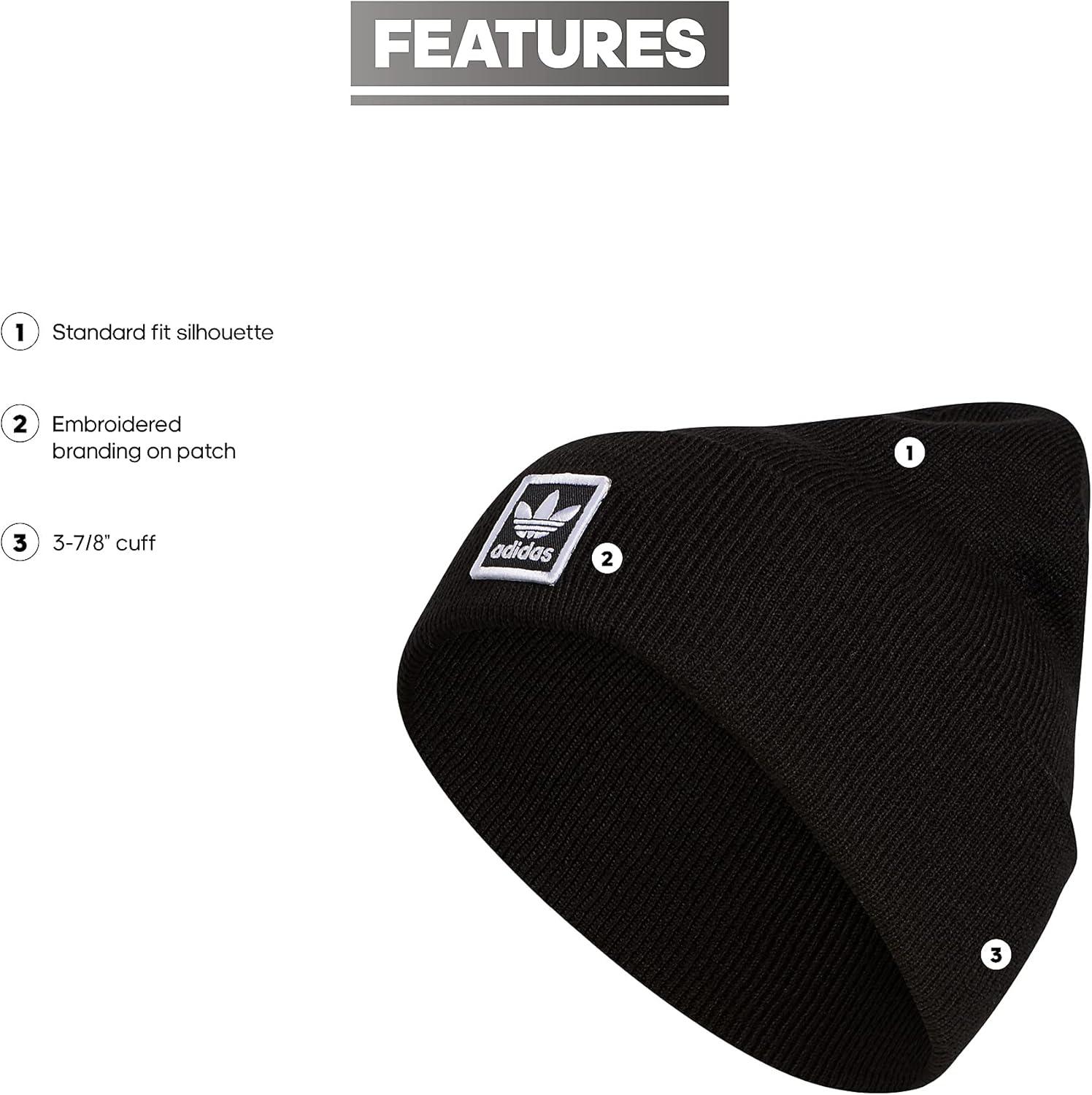 imageadidas Originals Tall Utility Cuff BeanieBlack 2