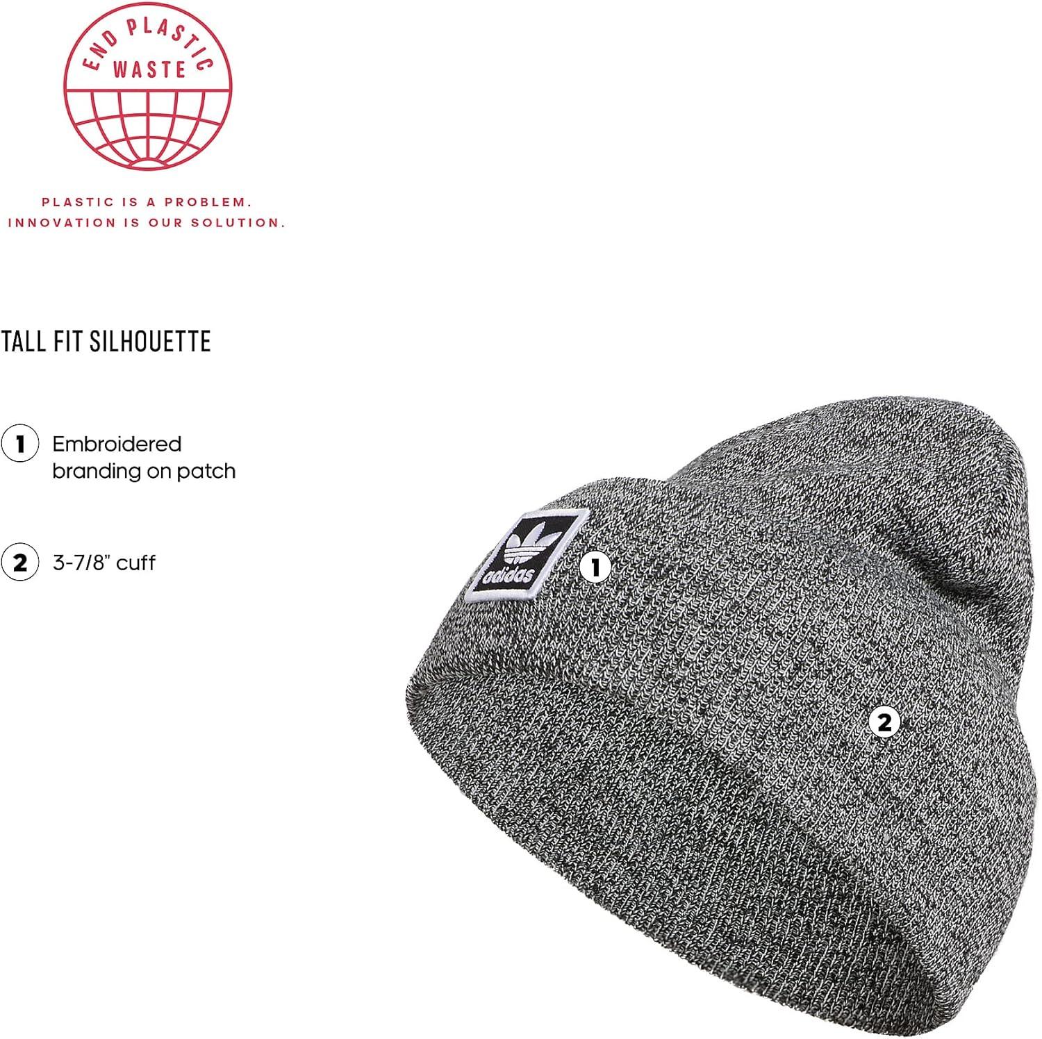 imageadidas Originals Tall Utility Cuff BeanieBlackwhiteBlackWhite