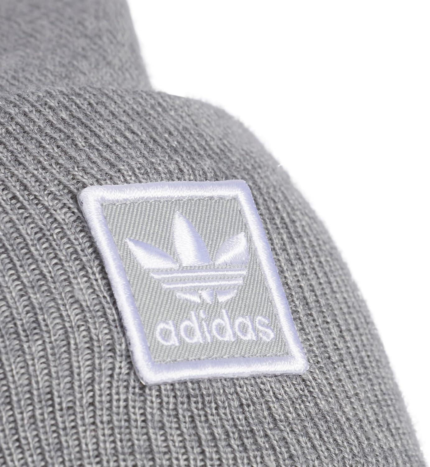 imageadidas Originals Tall Utility Cuff BeanieGreystone GreyWhite