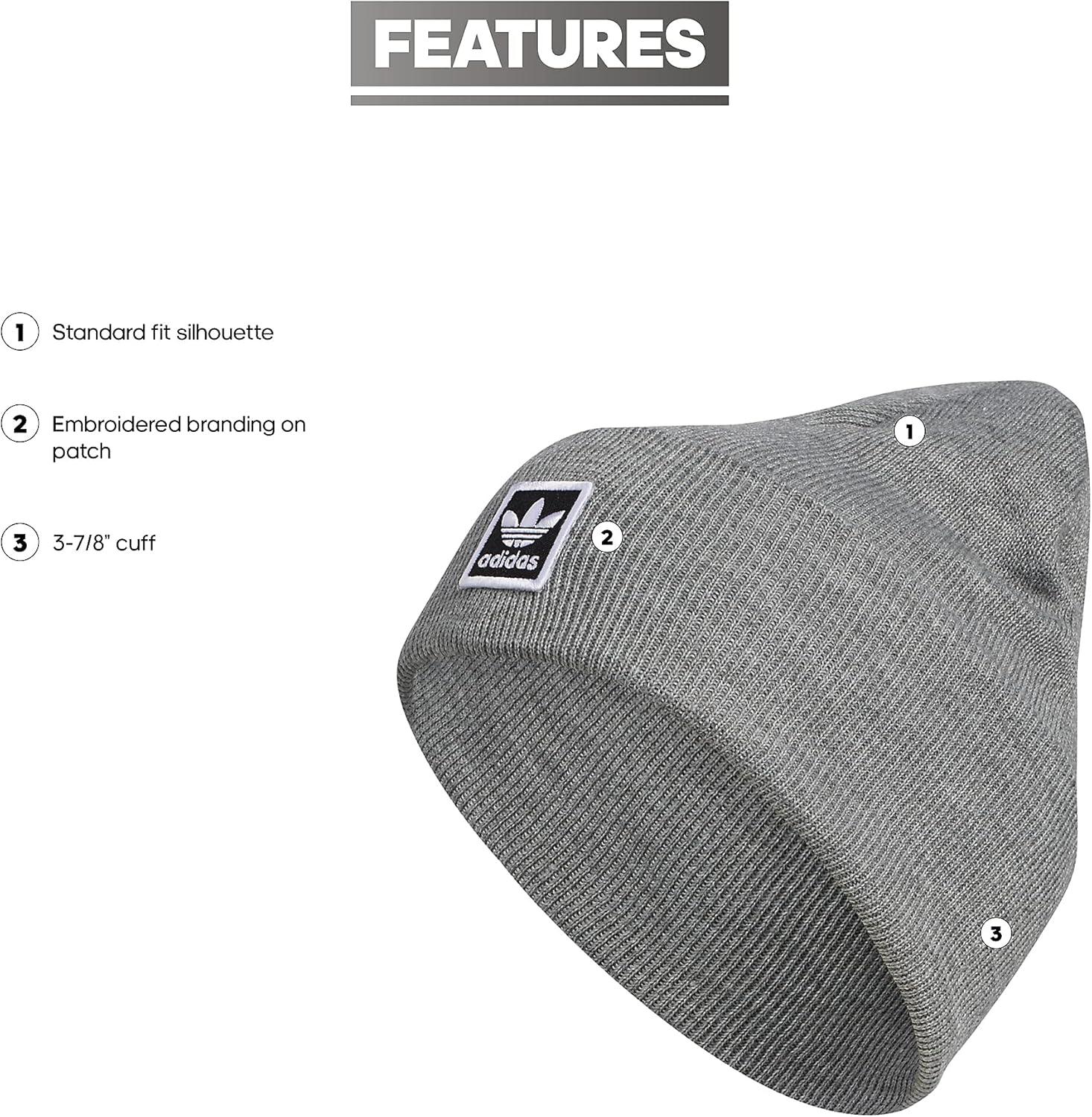 imageadidas Originals Tall Utility Cuff BeanieHeather Grey