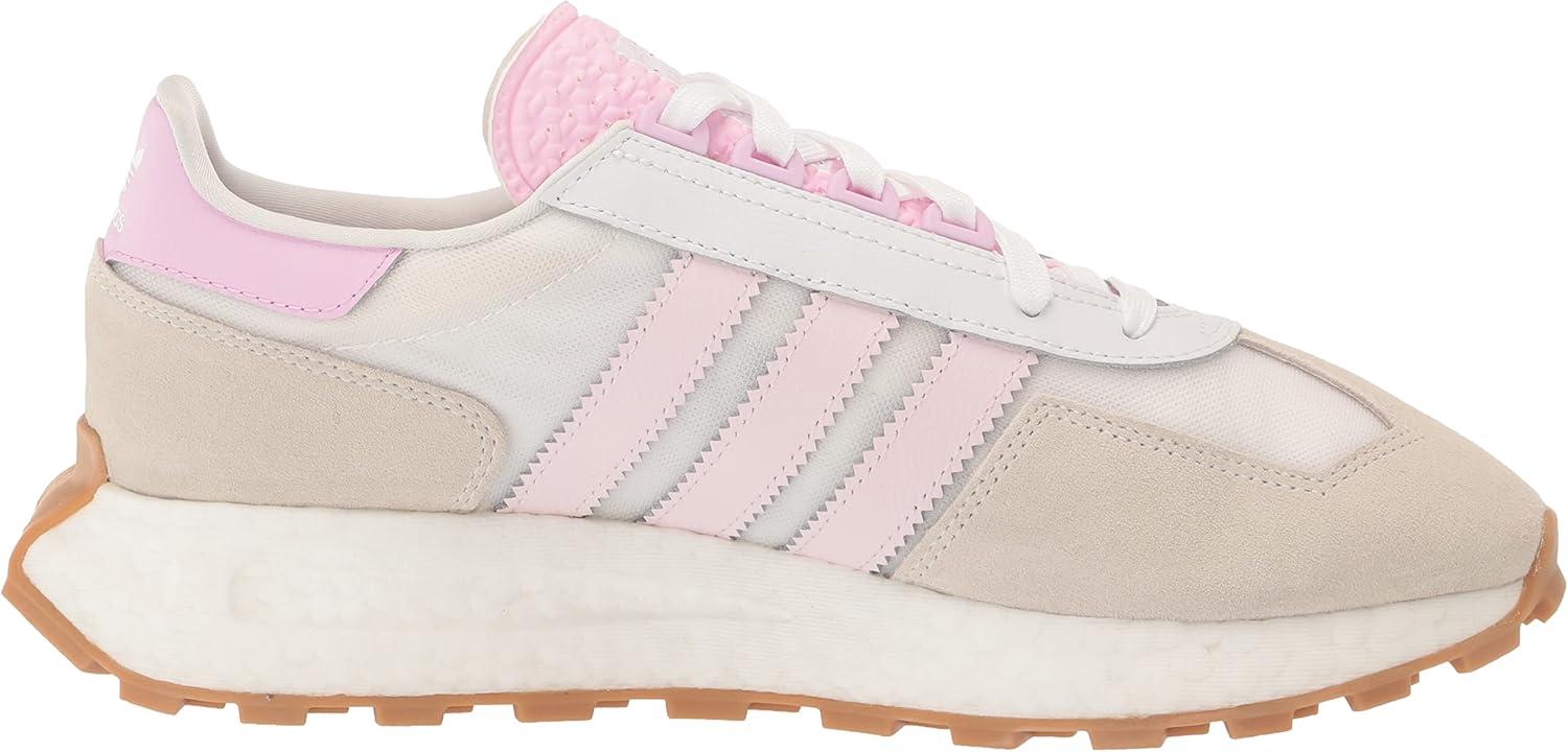 imageadidas Originals Womens Retropy E5 SneakerWhiteAlmost PinkBliss Lilac