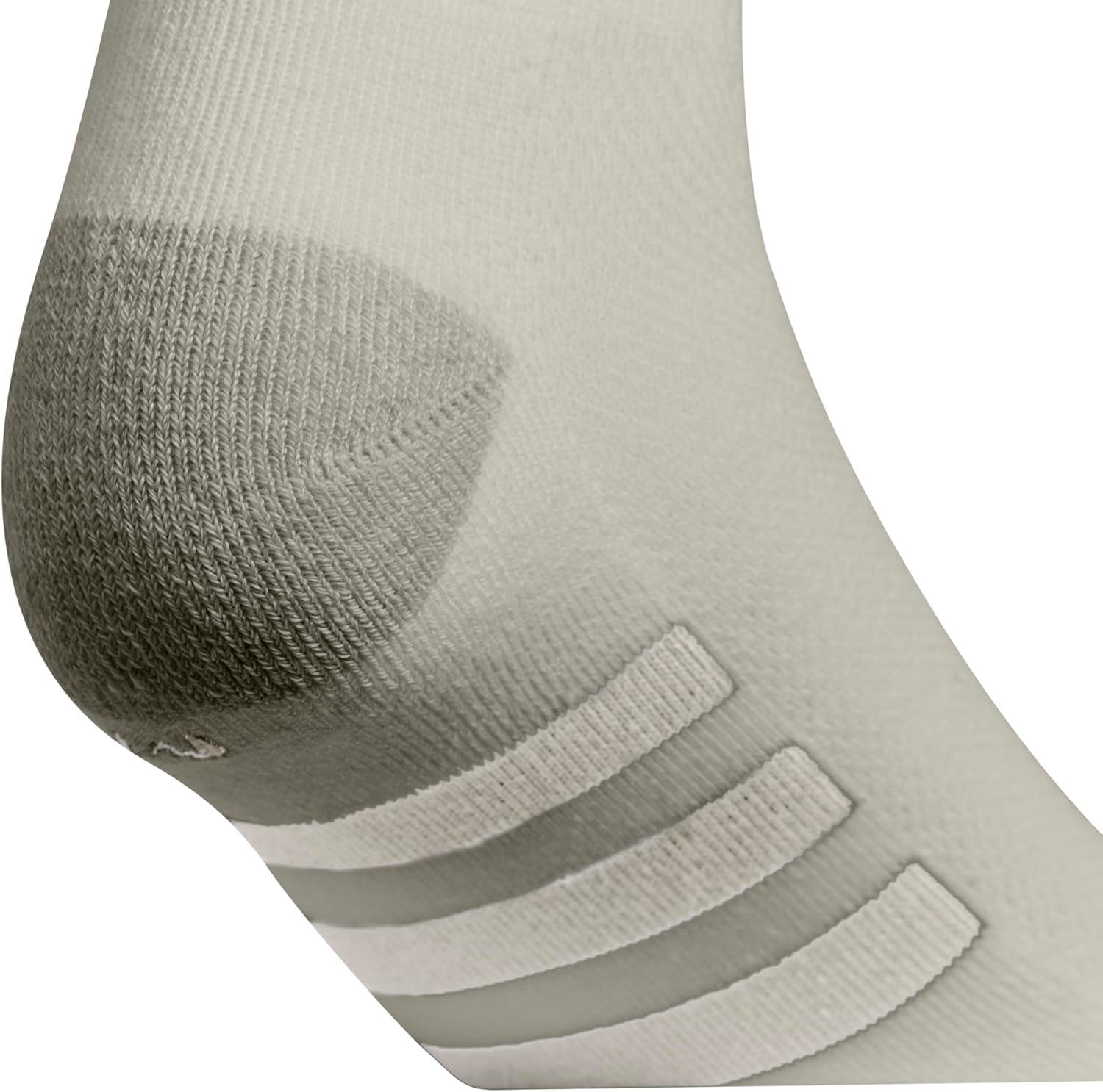 imageadidas Unisex Youth Athletic Cushioned 6Pack Crew Socks Kids for Sports Durable ampamp BreathableSilver Pebble GreyPutty GreyWhite