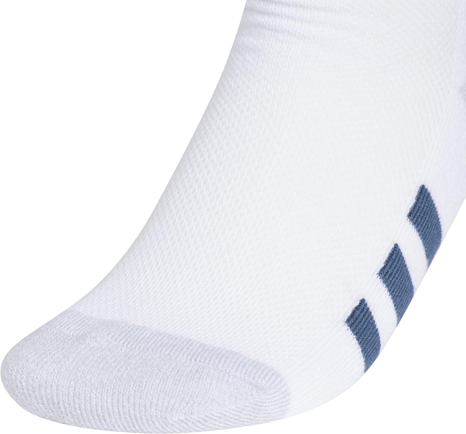 imageadidas Unisex Youth Athletic Cushioned 6Pack Crew Socks Kids for Sports Durable ampamp BreathableWhitePure Teal GreenMineral Blue