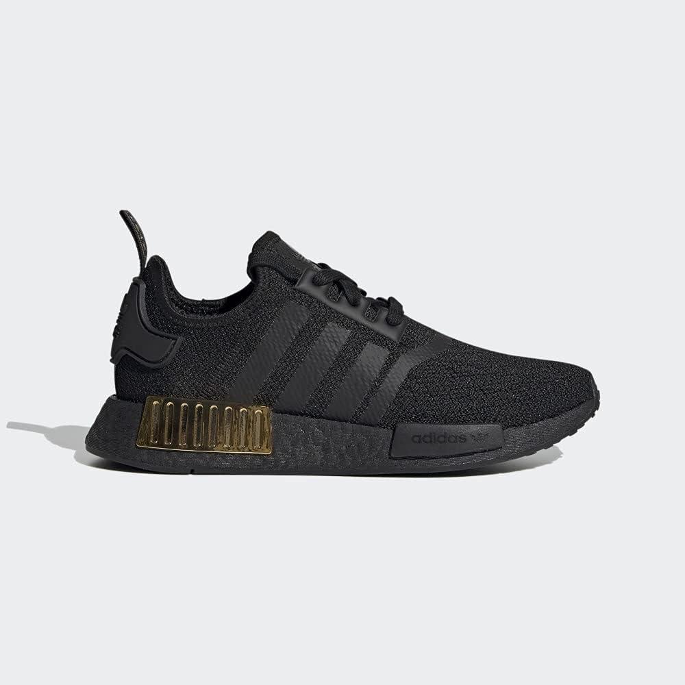 imageadidas Womens NMD R1 ShoeBlackBlackGold Metallic