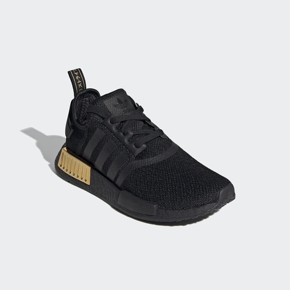 imageadidas Womens NMD R1 ShoeBlackBlackGold Metallic