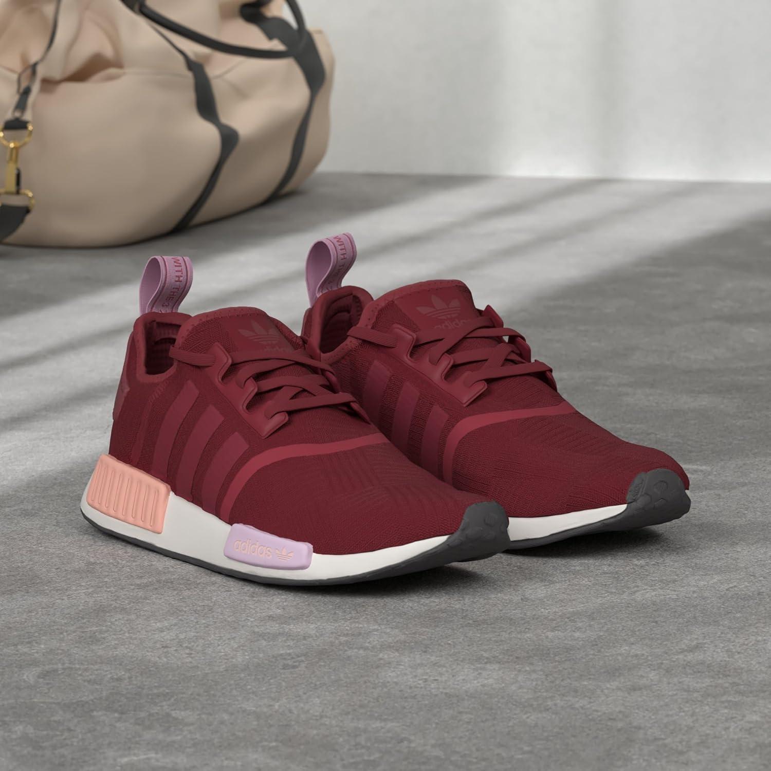 imageadidas Womens NMD R1 ShoeCollegiate BurgundyCollegiate BurgundyClear Orange
