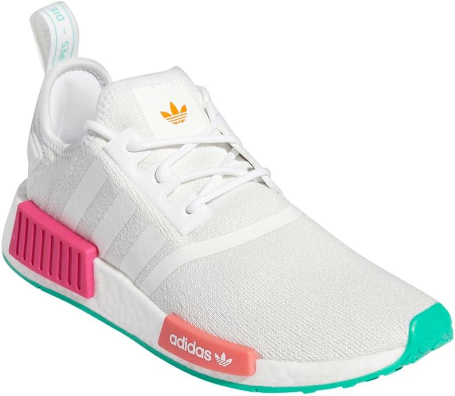 imageadidas Womens NMD R1 ShoeWhiteGreenReal Magenta