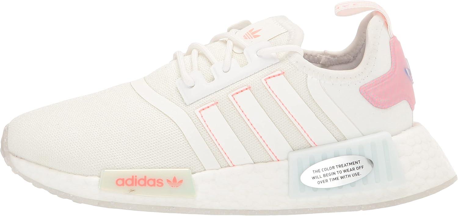 imageadidas Womens NMD R1 ShoeWhiteWhiteAcid Red