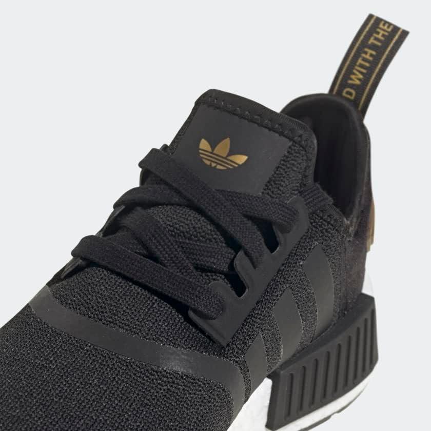 imageadidas Womens NMDr1 SneakerBlackBlackWild Brown