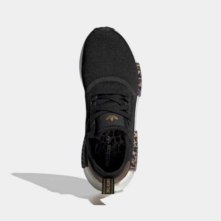 imageadidas Womens NMDr1 SneakerBlackBlackWild Brown