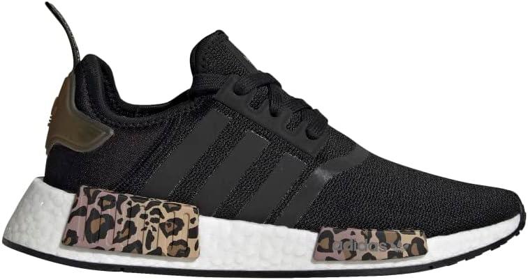imageadidas Womens NMDr1 SneakerBlackBlackWild Brown
