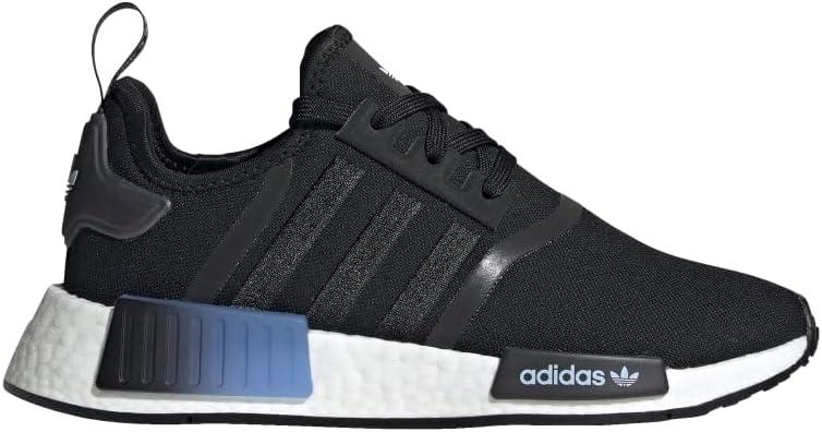 imageadidas Womens NMDr1 SneakerBlackWhiteBlue Dawn