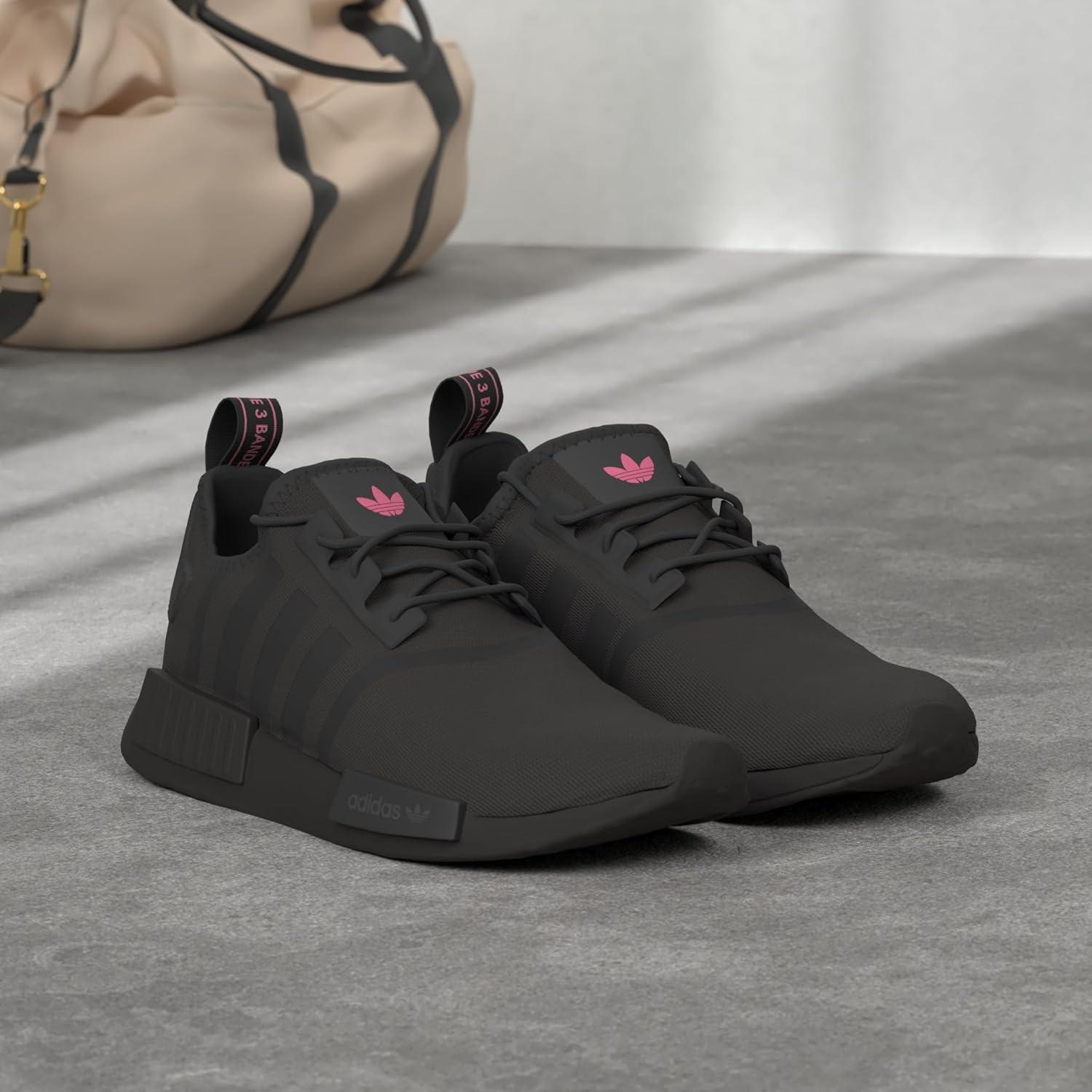 imageadidas Womens NMDr1 SneakerCore BlackCore BlackSolar Pink
