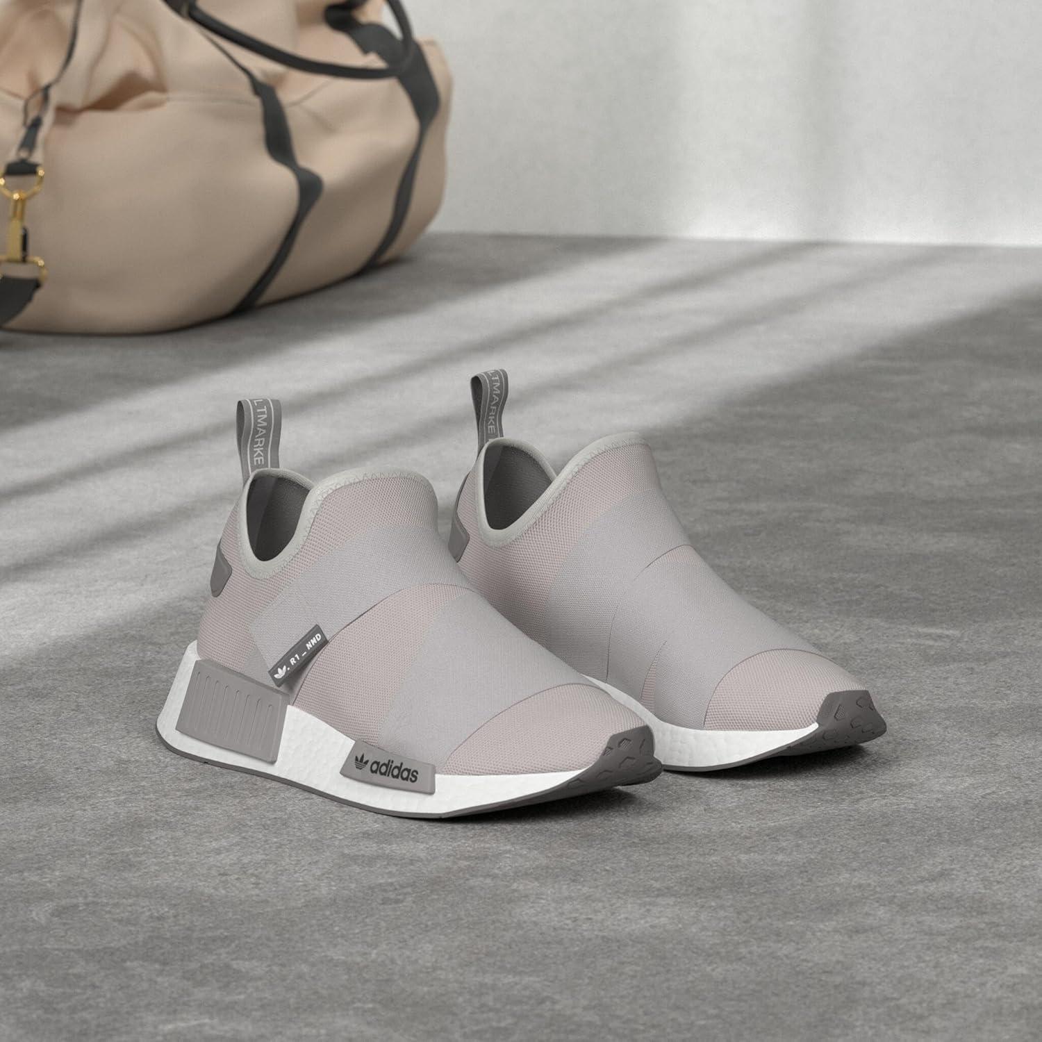 imageadidas Womens NMDr1 SneakerGreyWhiteGrey