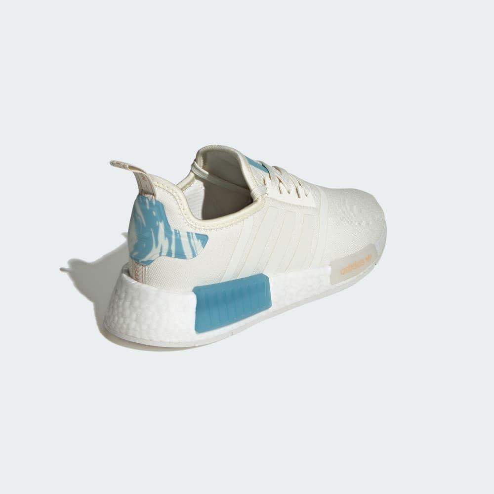 imageadidas Womens NMDr1 SneakerOff WhitePreloved BlueHalo Blush