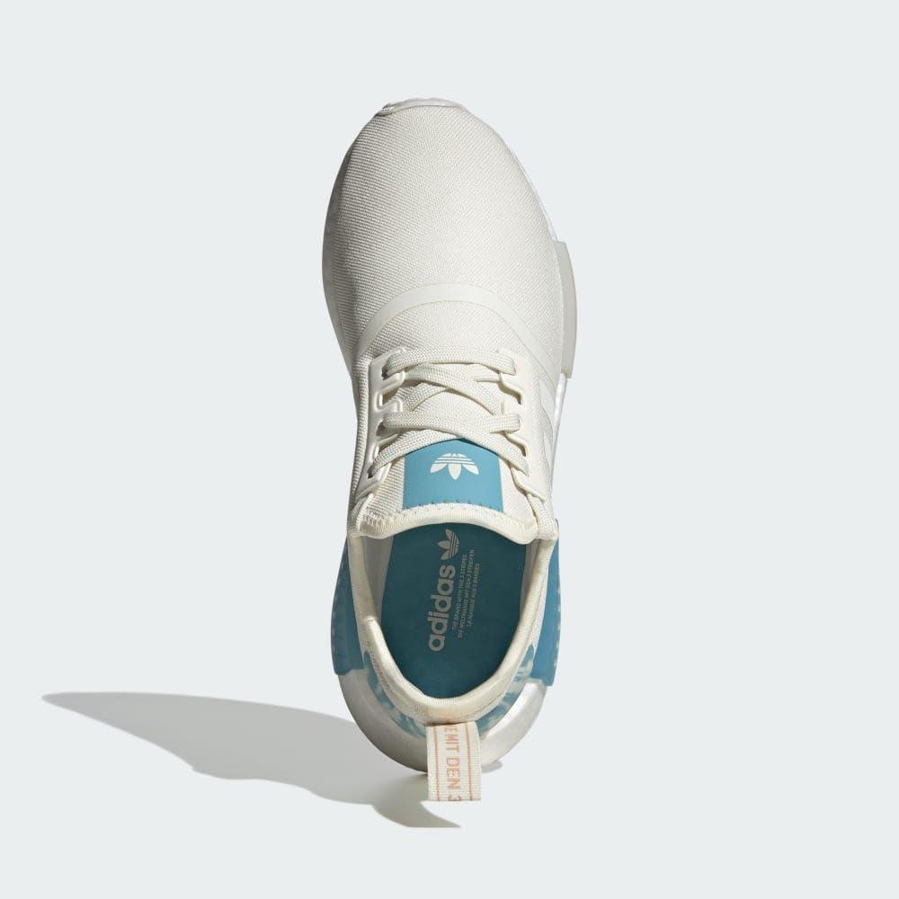 imageadidas Womens NMDr1 SneakerOff WhitePreloved BlueHalo Blush