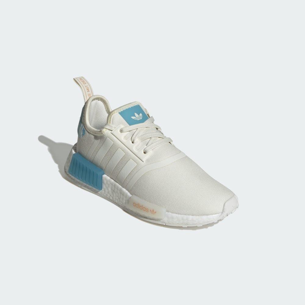 imageadidas Womens NMDr1 SneakerOff WhitePreloved BlueHalo Blush