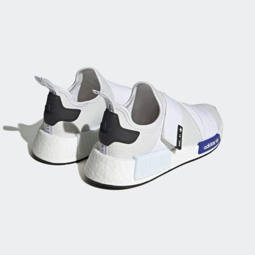 imageadidas Womens NMDr1 SneakerWhiteLucid BlueBlack
