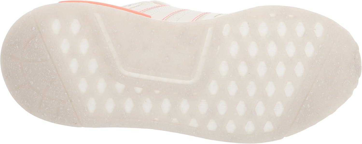 imageadidas Womens NMDr1 SneakerWhiteWhiteAcid Red