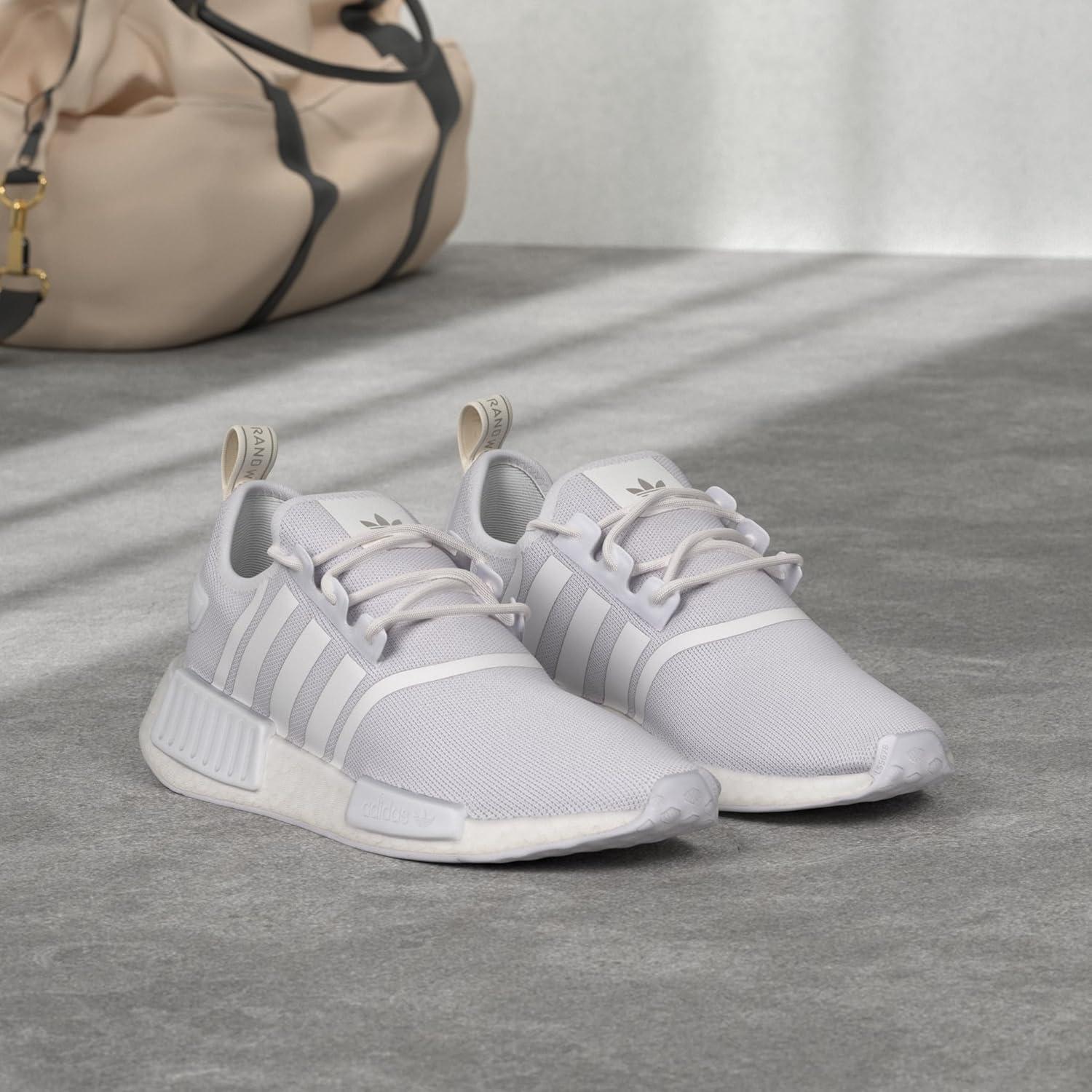 imageadidas Womens NMDr1 SneakerWhiteWhiteSilver Metallic