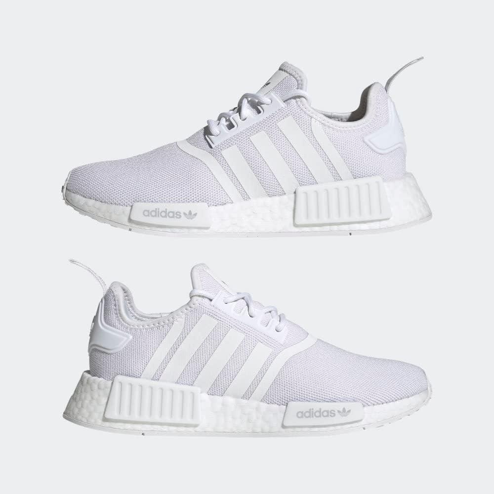 imageadidas Womens NMDr1 SneakerWhiteWhiteSilver Metallic