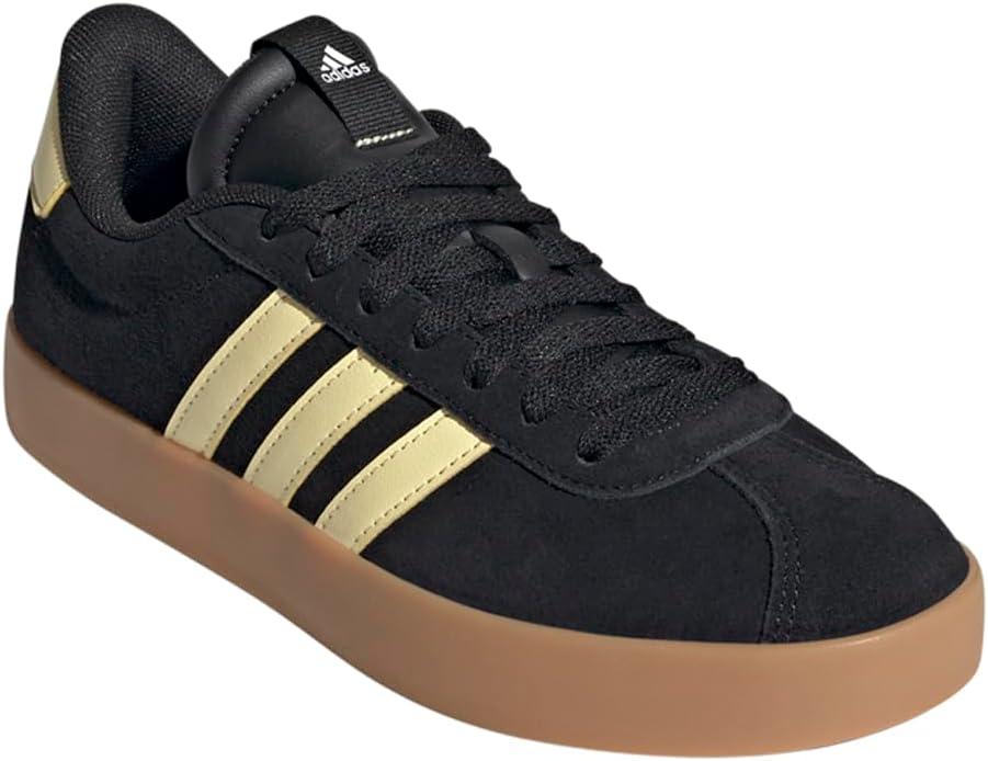 imageadidas Womens VL Court 30 SneakerBlackCrew YellowWhite