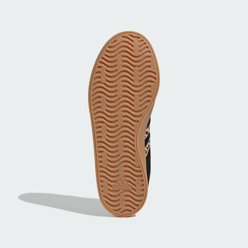 imageadidas Womens VL Court 30 SneakerBlackShadow BrownMatte Gold