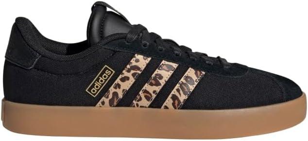 imageadidas Womens VL Court 30 SneakerBlackShadow BrownMatte Gold