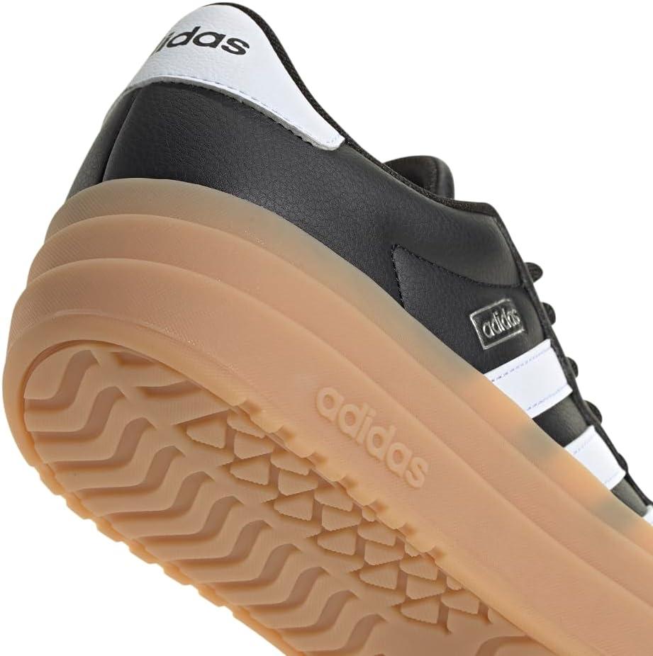 imageadidas Womens VL Court 30 SneakerBlackWhiteCyber Metallic