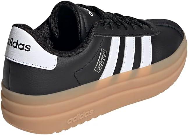 imageadidas Womens VL Court 30 SneakerBlackWhiteCyber Metallic