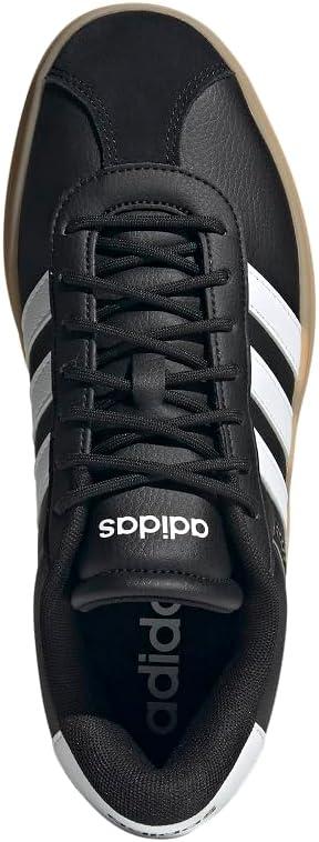 imageadidas Womens VL Court 30 SneakerBlackWhiteCyber Metallic