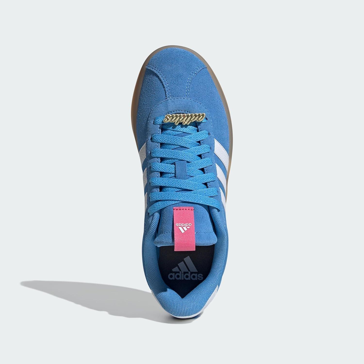 imageadidas Womens VL Court 30 SneakerBlue BurstWhitePink Fusion