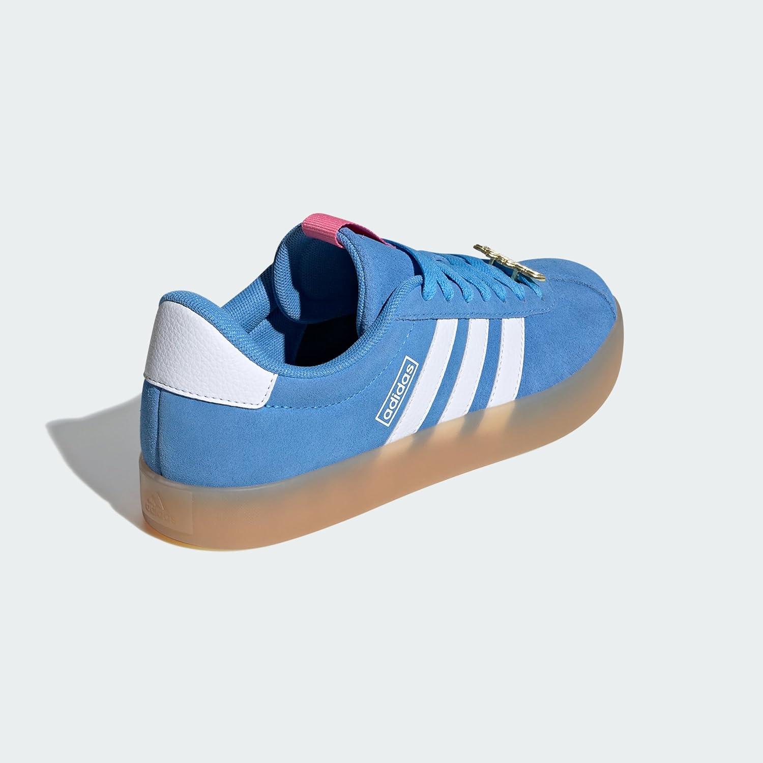 imageadidas Womens VL Court 30 SneakerBlue BurstWhitePink Fusion