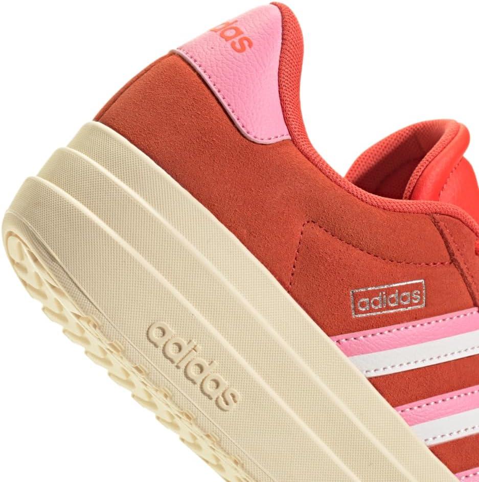 imageadidas Womens VL Court 30 SneakerBright RedBliss PinkCloud White