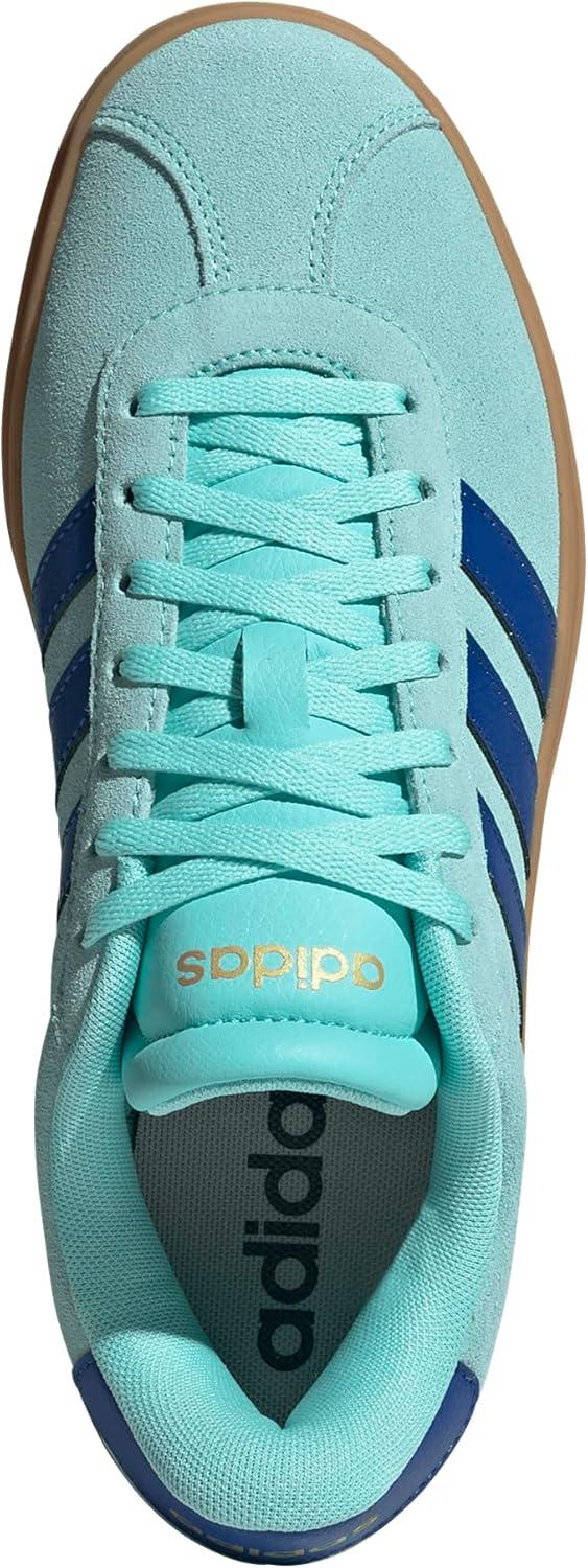 imageadidas Womens VL Court 30 SneakerFlash AquaTeam Royal BlueGold Metallic