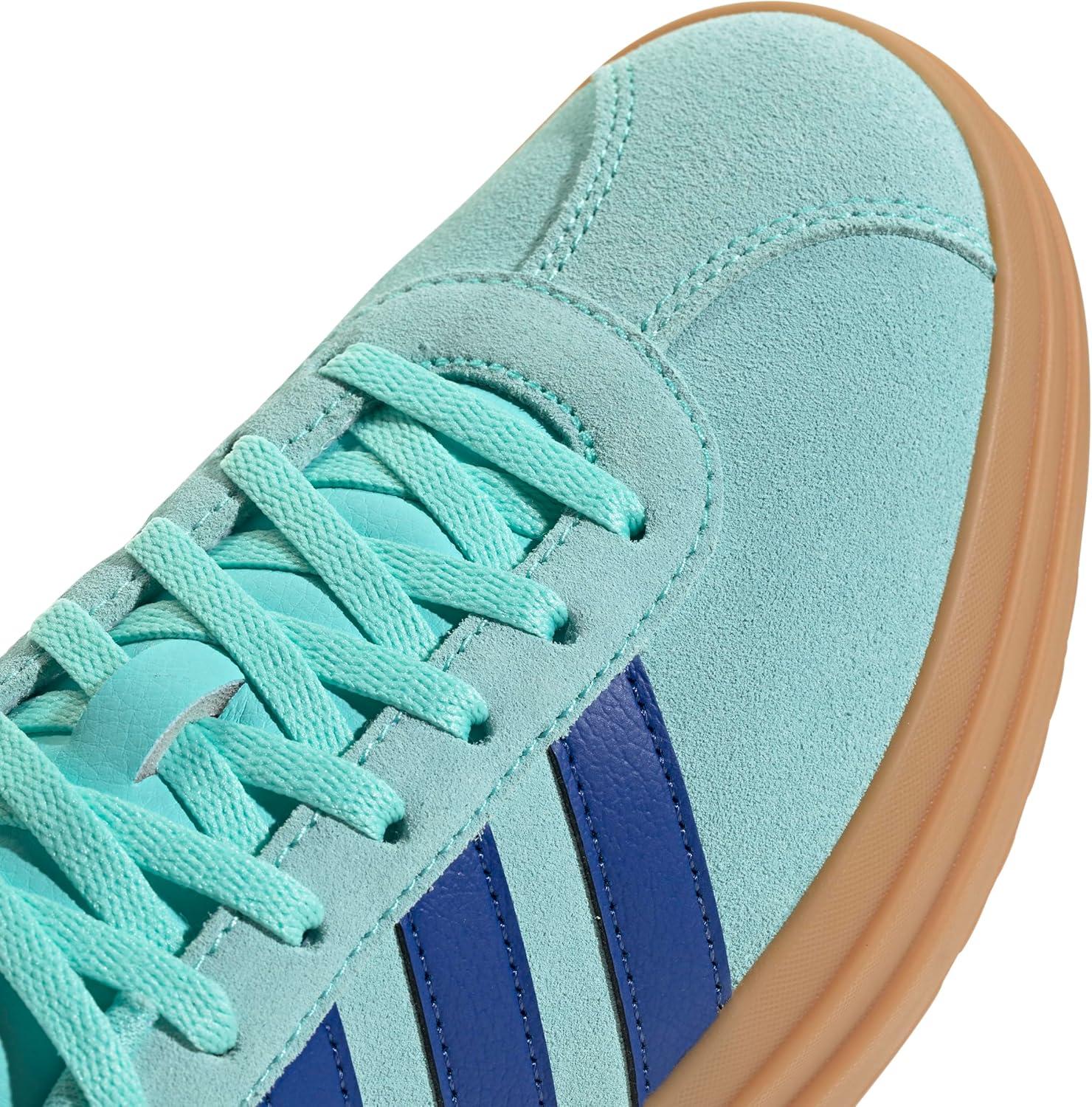 imageadidas Womens VL Court 30 SneakerFlash AquaTeam Royal BlueGold Metallic