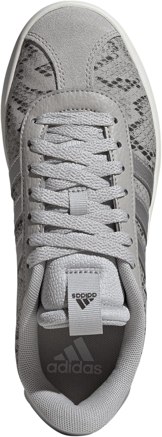 imageadidas Womens VL Court 30 SneakerGreySilver MetallicOff White