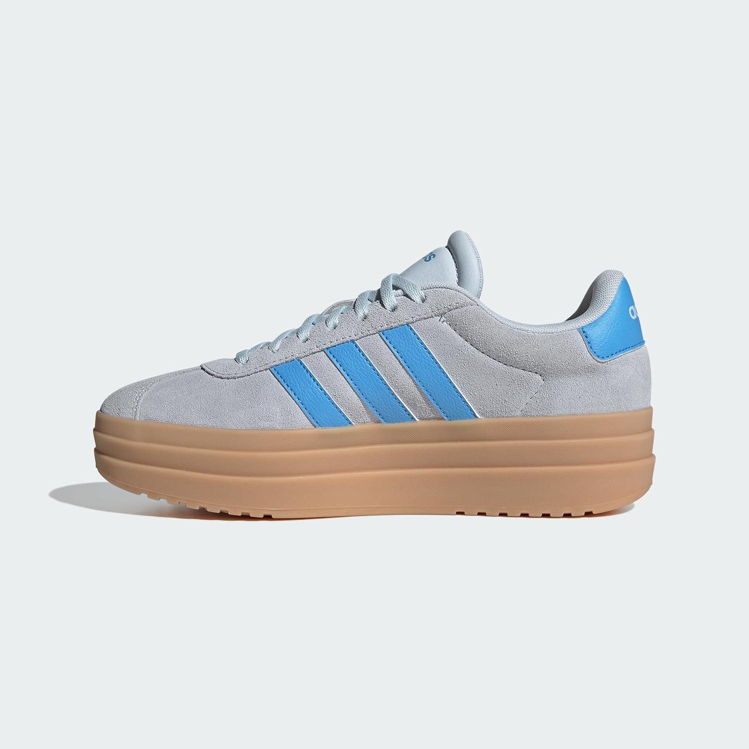 imageadidas Womens VL Court 30 SneakerHalo BlueBlue BurstCyber Metallic
