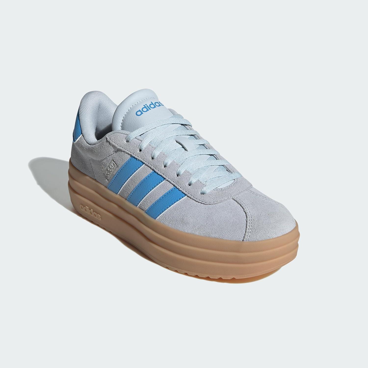 imageadidas Womens VL Court 30 SneakerHalo BlueBlue BurstCyber Metallic