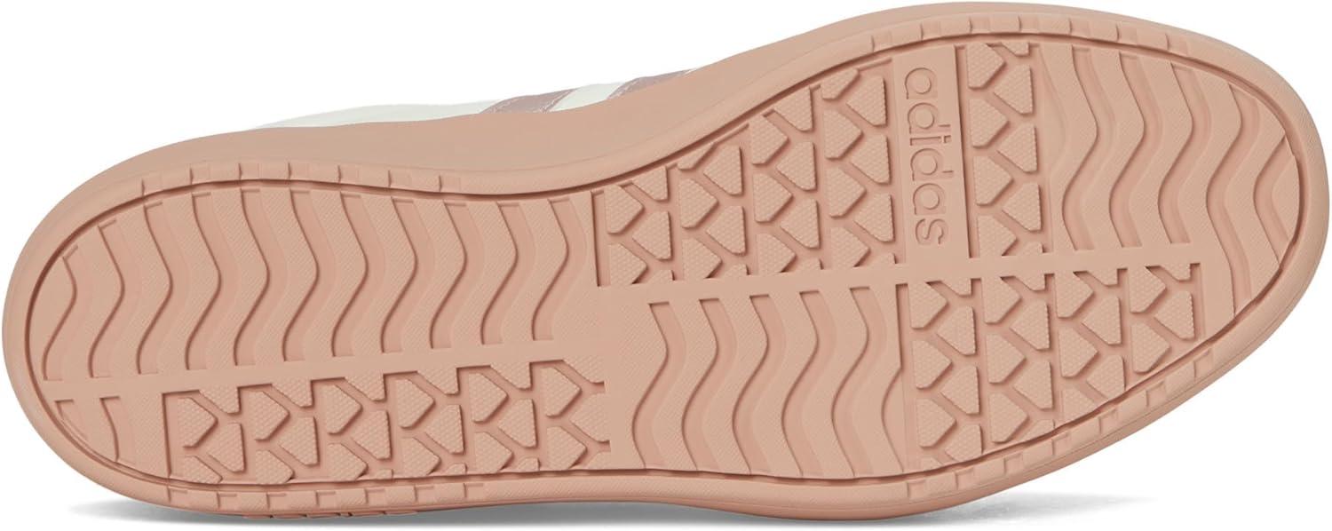 imageadidas Womens VL Court 30 SneakerIvorySandy Pink MetSandy Pink