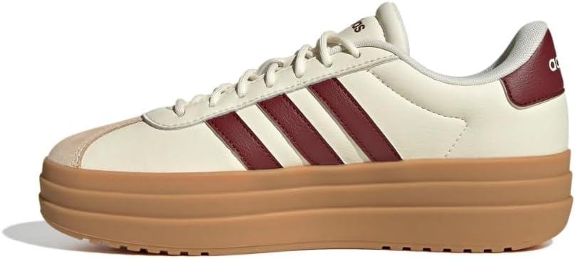 imageadidas Womens VL Court 30 SneakerOff WhiteShadow RedCrystal Sand