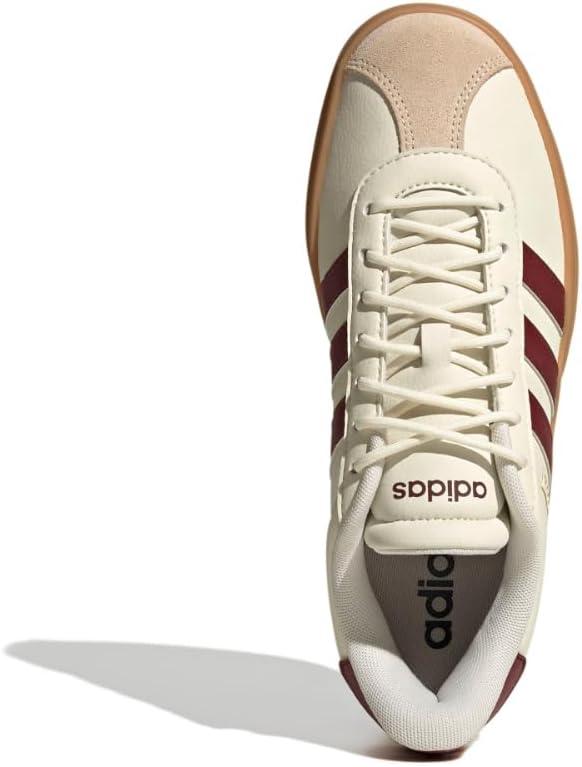 imageadidas Womens VL Court 30 SneakerOff WhiteShadow RedCrystal Sand
