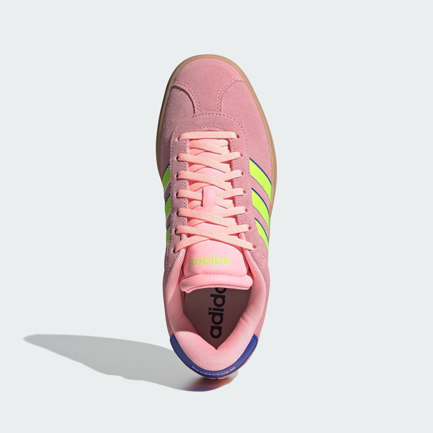 imageadidas Womens VL Court 30 SneakerPink SparkLucid LemonLucid Blue