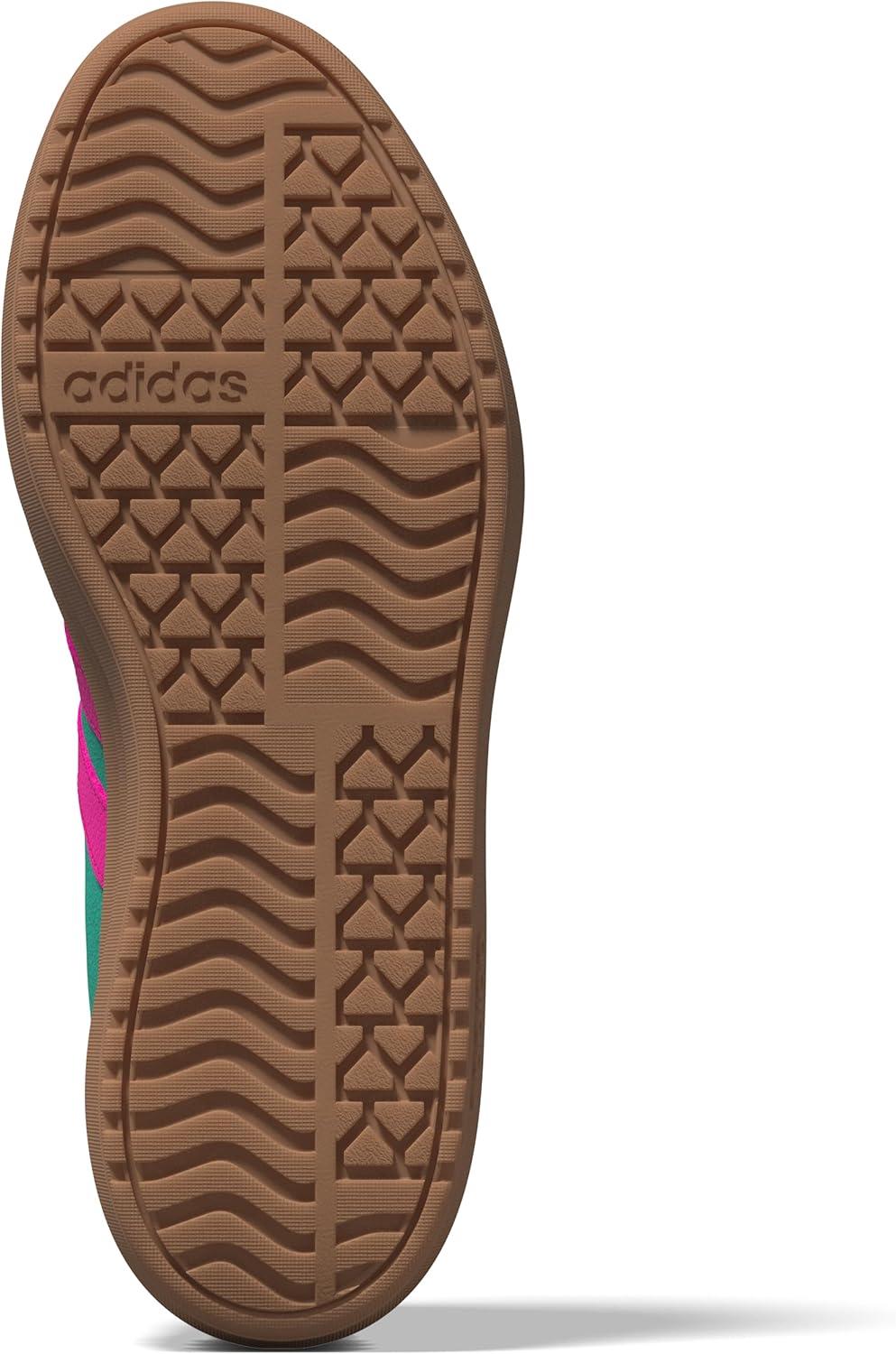 imageadidas Womens VL Court 30 SneakerPowder TealShock PinkPowder Yellow