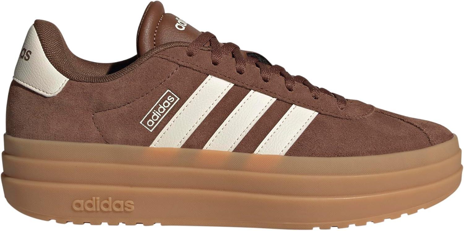 imageadidas Womens VL Court 30 SneakerPreloved BrownChalk WhiteWonder Beige