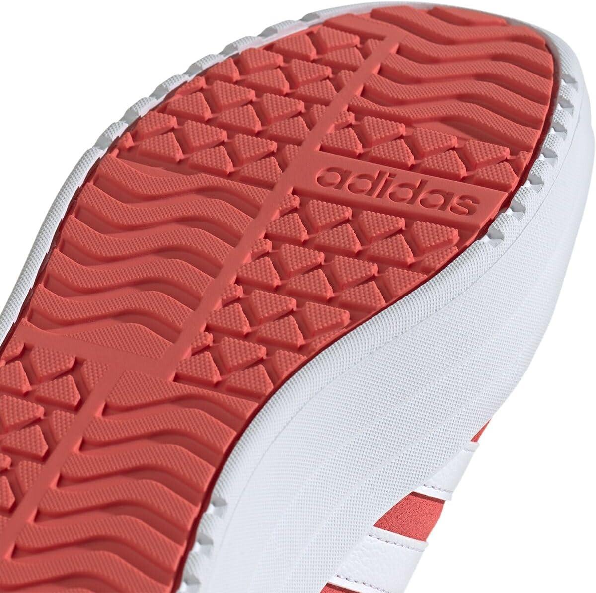 imageadidas Womens VL Court 30 SneakerPreloved ScarletWhiteWhite