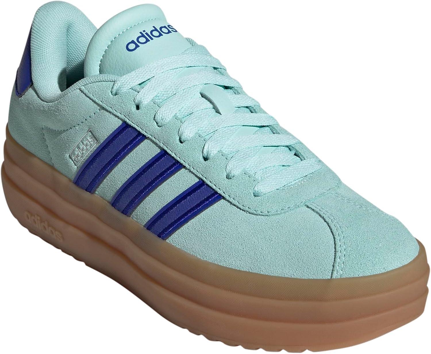 imageadidas Womens VL Court 30 SneakerSemi Flash AquaLucid BlueGum