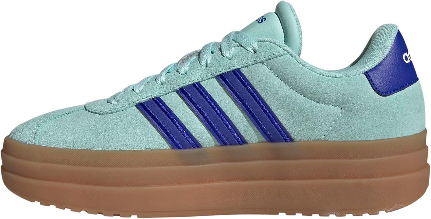 imageadidas Womens VL Court 30 SneakerSemi Flash AquaLucid BlueGum